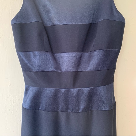 Cache Evening Dress In Navy Blue Open Back - Picture 6 of 11